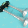 DOUBLE VOICE AIR HORN 6x4 / 8x4 / 4x2 - PART NUMBER WG9716270003, ESTIMATED VOLUME: 0.0050325CBM