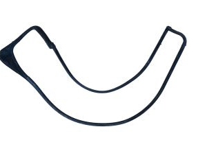 HOWO DOOR CORNER WINDOW L SHAPED SCREEN RUBBER SEAL LEFT - PART NUMBER WG1642350001